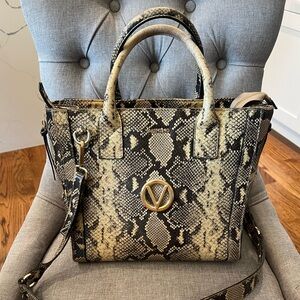 Valentino Charmon Python Tote